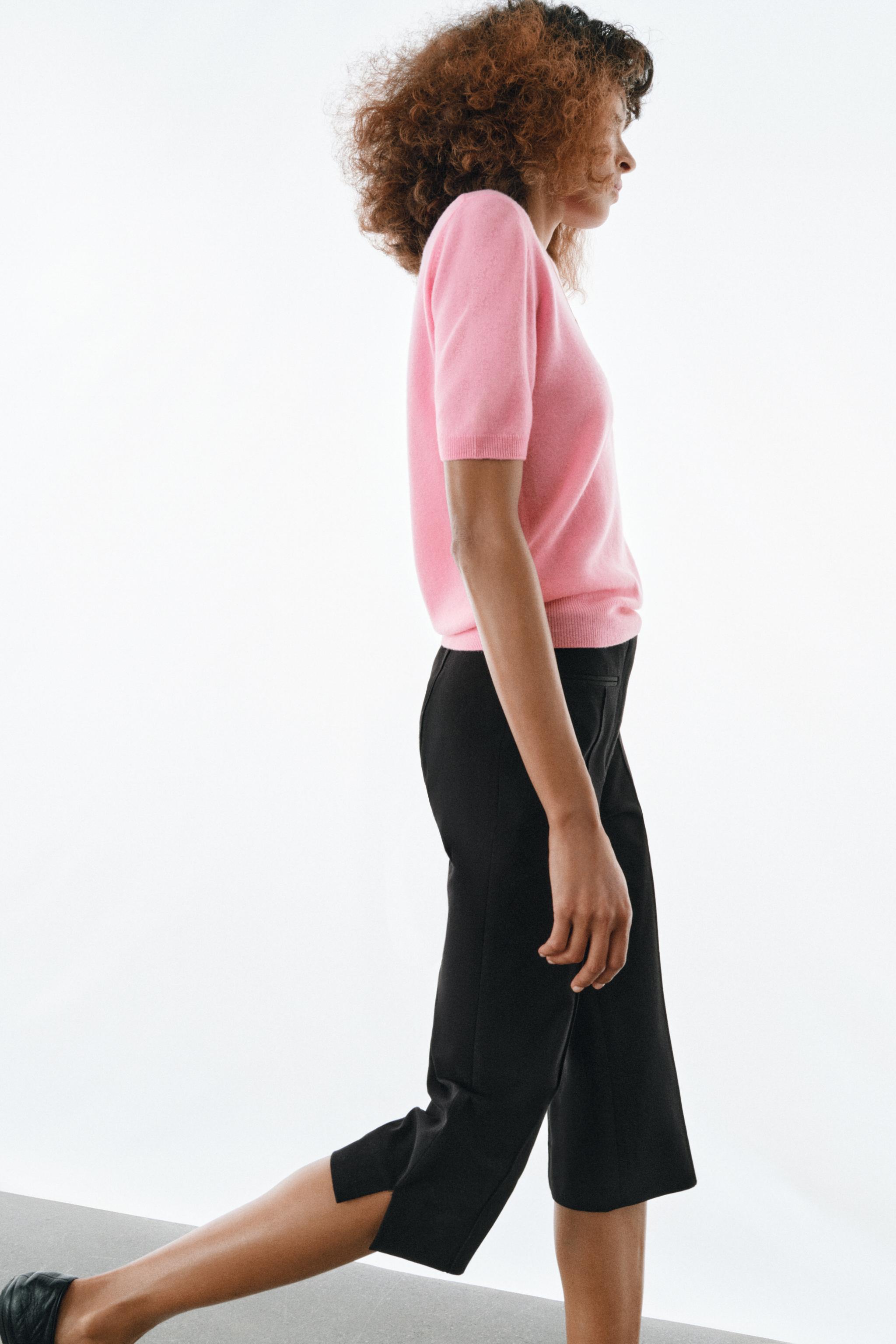 100% WOOL SHORT SLEEVE JUMPER